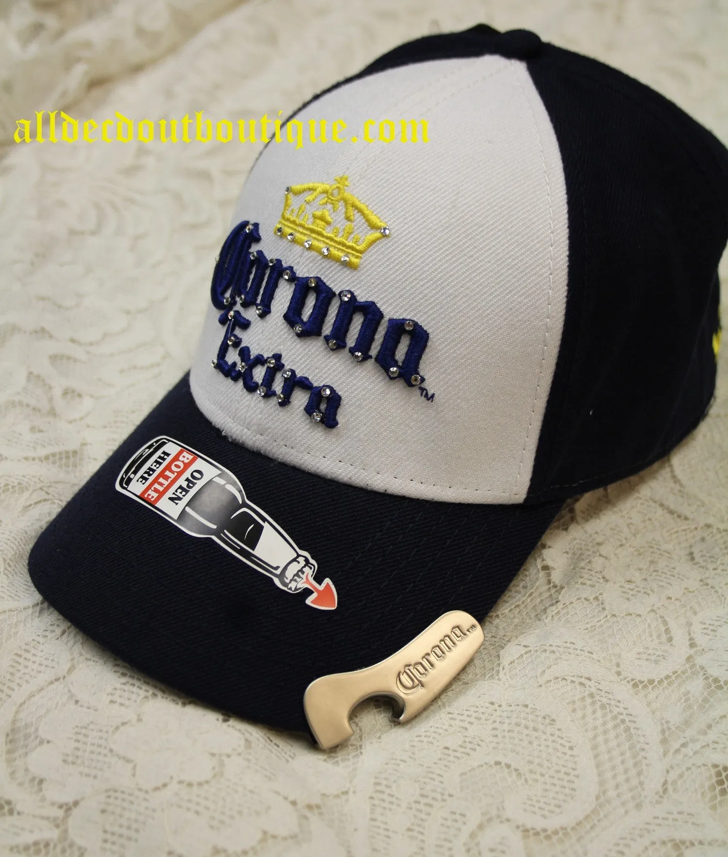 Corona | Embellished  Ball Cap
