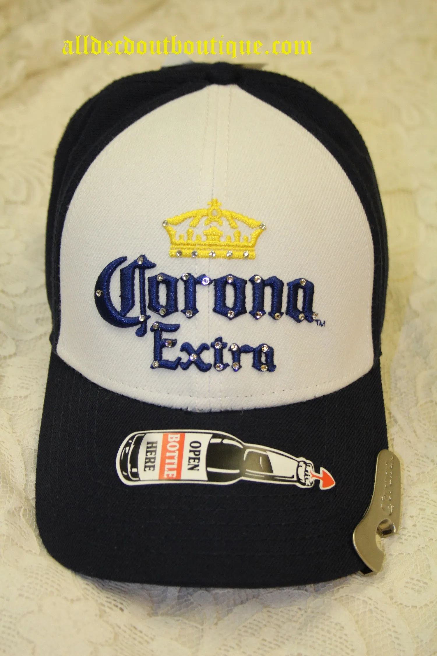 Corona | Embellished  Ball Cap