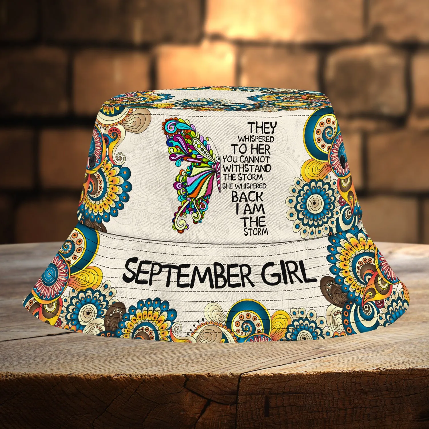 Custom Bucket Hat - September Girl
