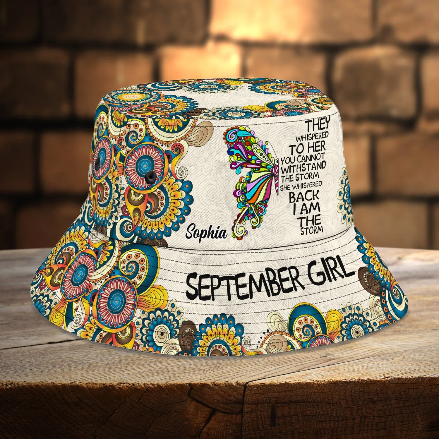 Custom Bucket Hat - September Girl