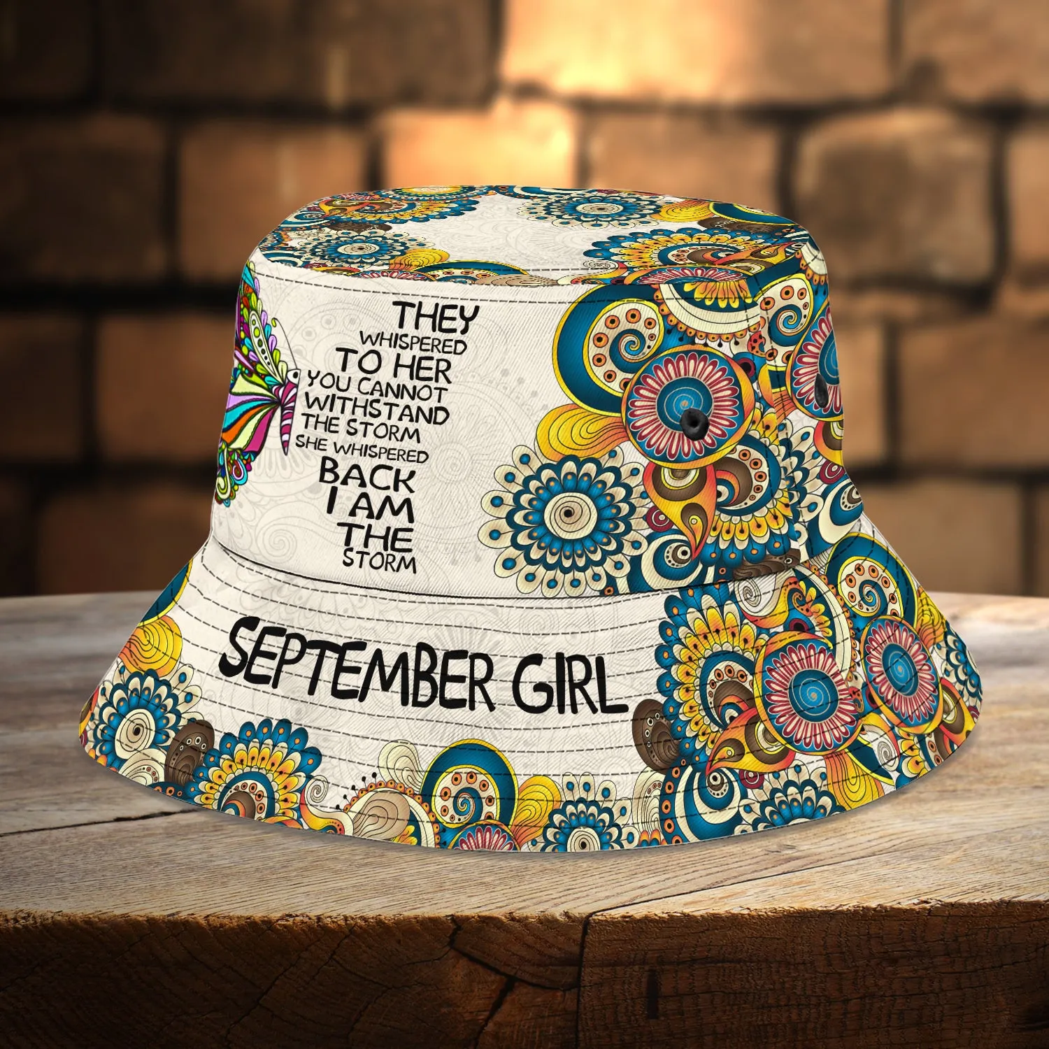 Custom Bucket Hat - September Girl