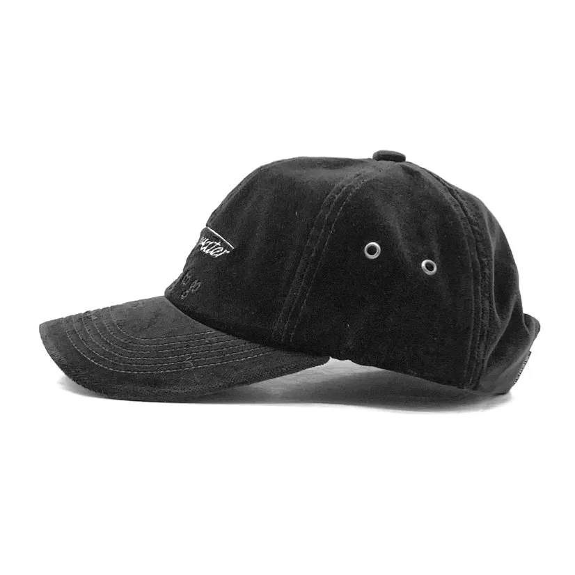 Daring to go Beyon Your Dreams Velvet Hat Black