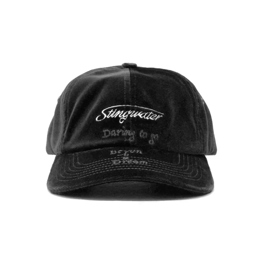 Daring to go Beyon Your Dreams Velvet Hat Black