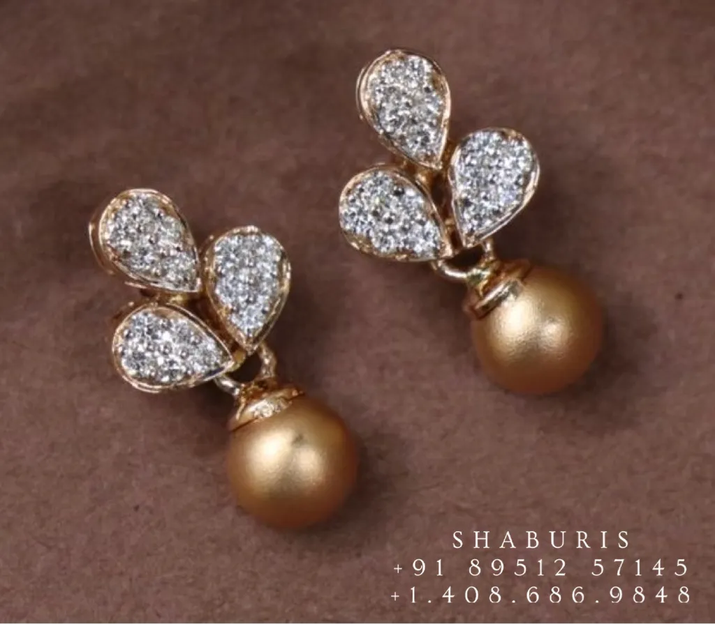 Diamond earrings,Pure silver Jhumkas Indian,Indian Earrings,Indian Wedding Jewelry -NIHIRA-SHABURIS