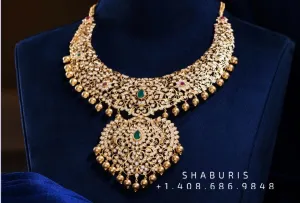 Diamond necklace,Pure silver polki choker Indian necklace ,maang tikka sabyasachi jewelry inspired Shaburis