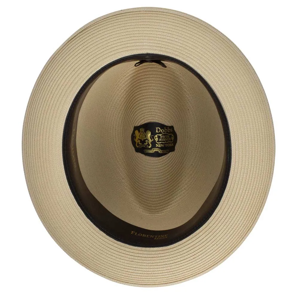 Dobbs Parker Sand Florentine Milan Synthetic Straw Dress Hat