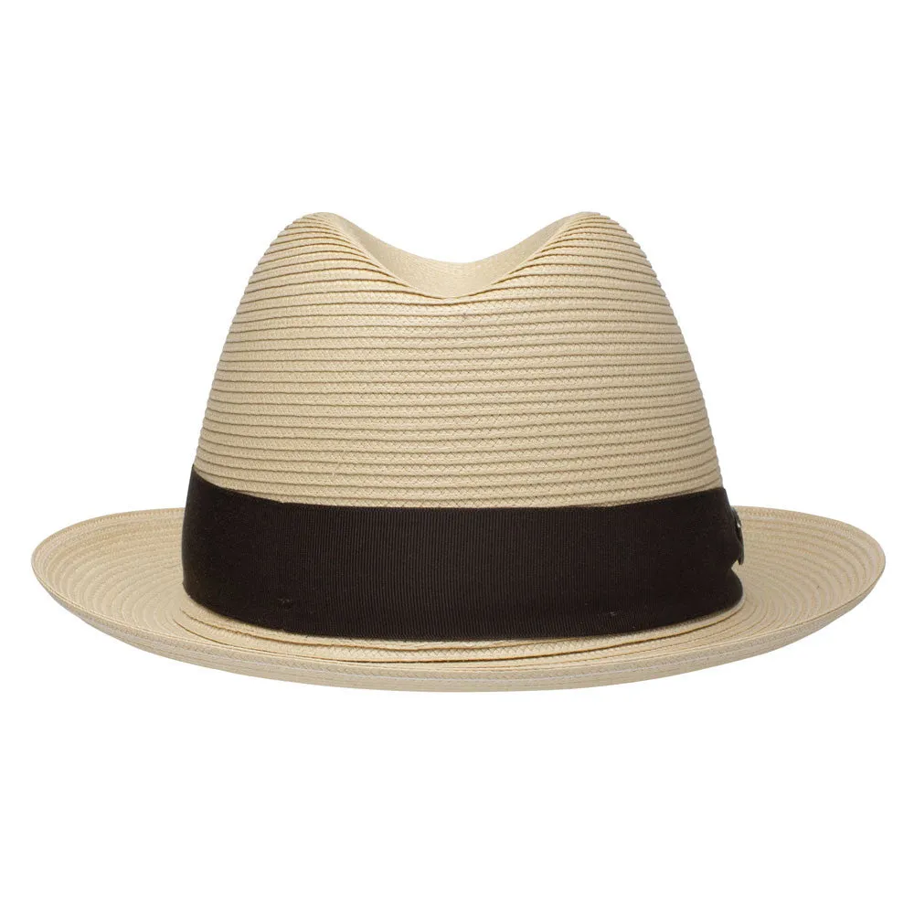 Dobbs Parker Sand Florentine Milan Synthetic Straw Dress Hat