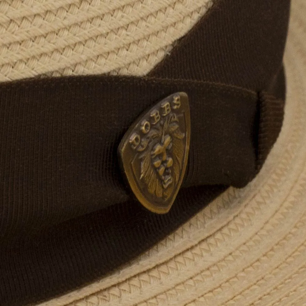 Dobbs Parker Sand Florentine Milan Synthetic Straw Dress Hat