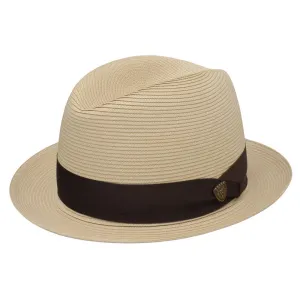 Dobbs Parker Sand Florentine Milan Synthetic Straw Dress Hat
