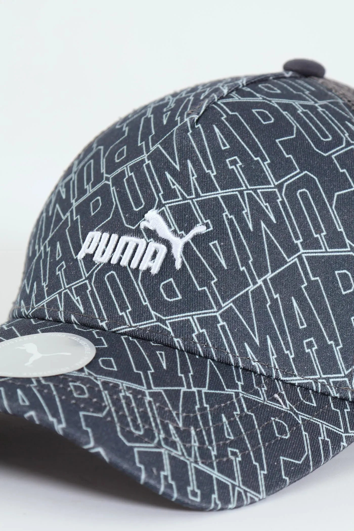 Essentials Print Trucker Cap - Grey