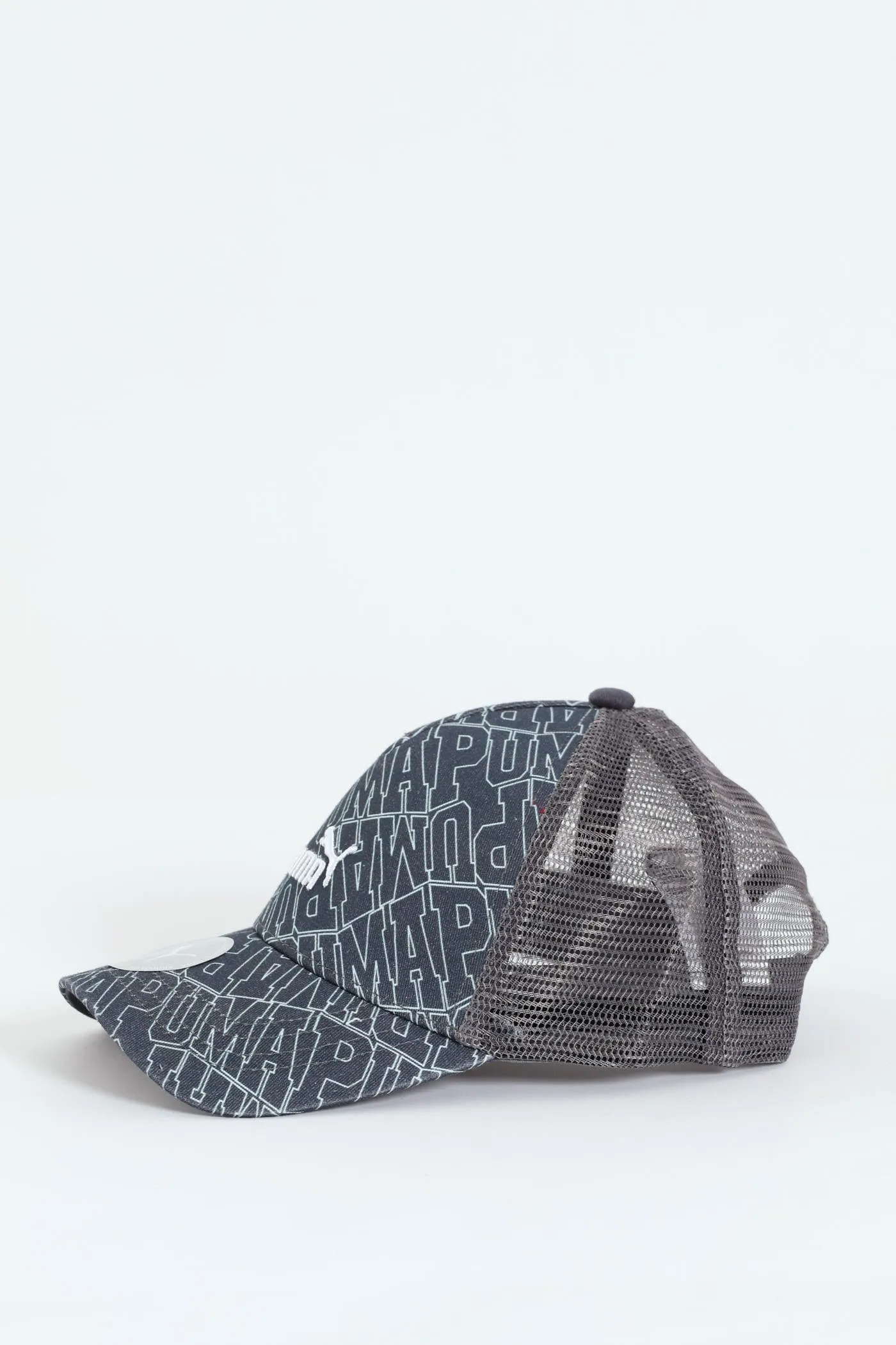 Essentials Print Trucker Cap - Grey