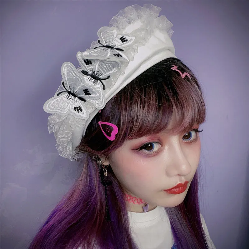 Fashion butterfly beret yc23677