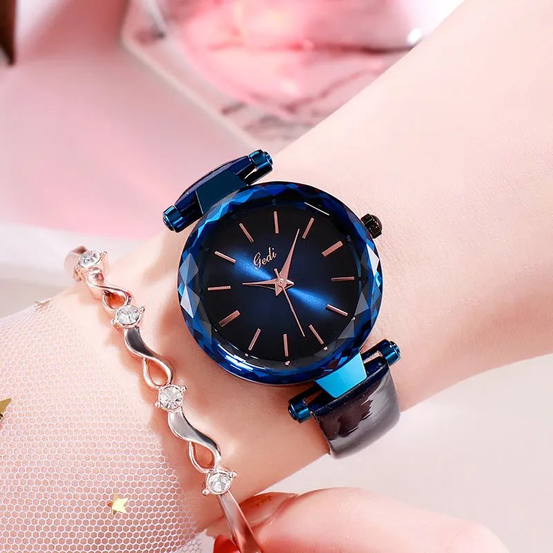 Fashion simple Joker waterproof belt ladies watch