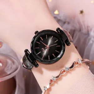 Fashion simple Joker waterproof belt ladies watch