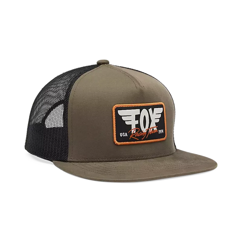 Fox Winged Trucker Hat Cap Military Green