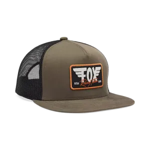 Fox Winged Trucker Hat Cap Military Green
