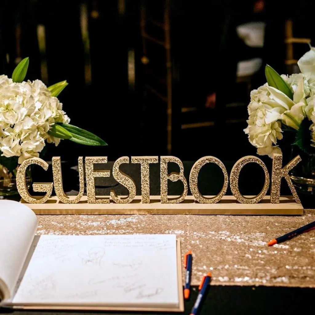 Gatsby Style Guest Book Sign