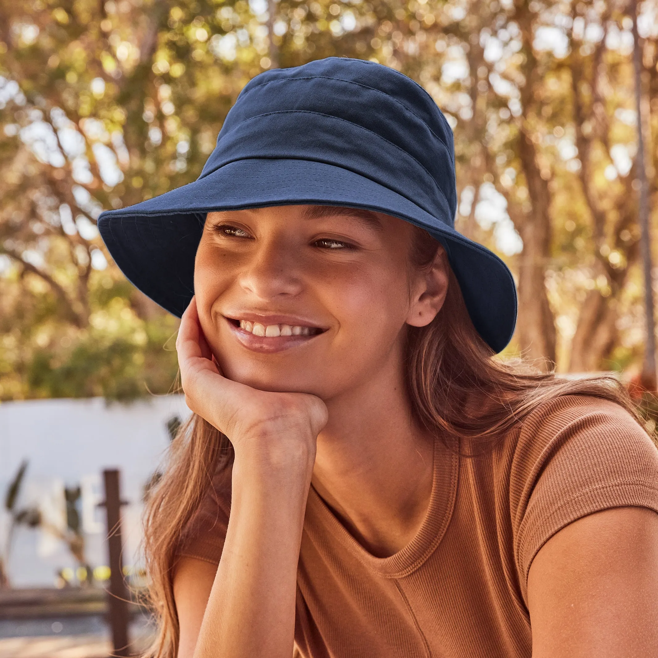 Golf Bucket Hat - Navy