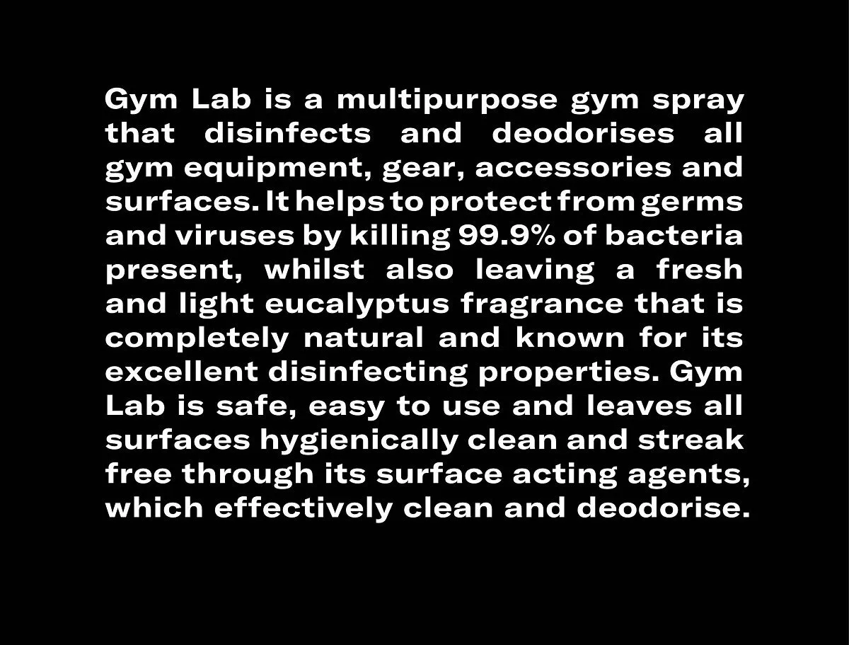 Gym Lab Sanitizer | Multipurpose