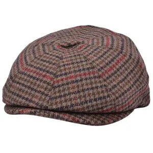 Hampton Baker Boy Hat | Tweed Houndstooth Plaid