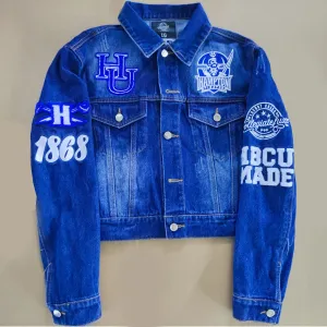 HAMPTON U | By the SEA Trucker CROP DENIM