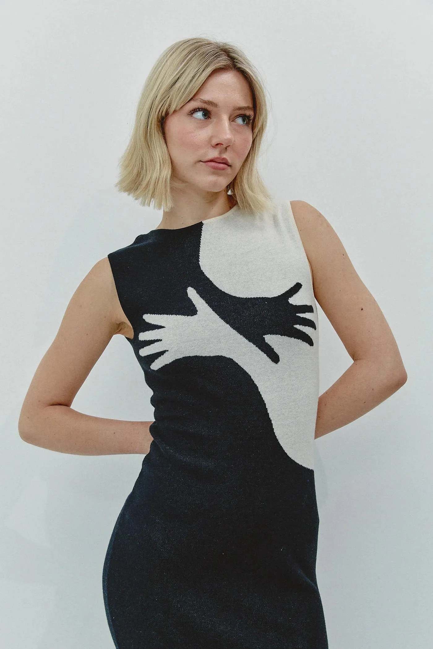 Hansey Knit Midi Dress By Another Girl