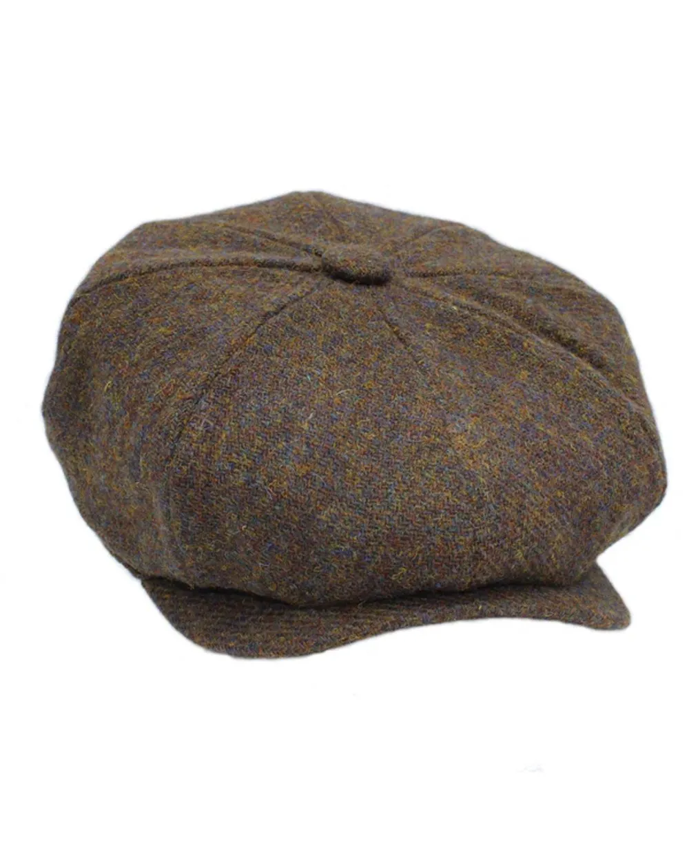 Heather Scott Newsboy Harris Tweed 8-Piece Cap Clearance