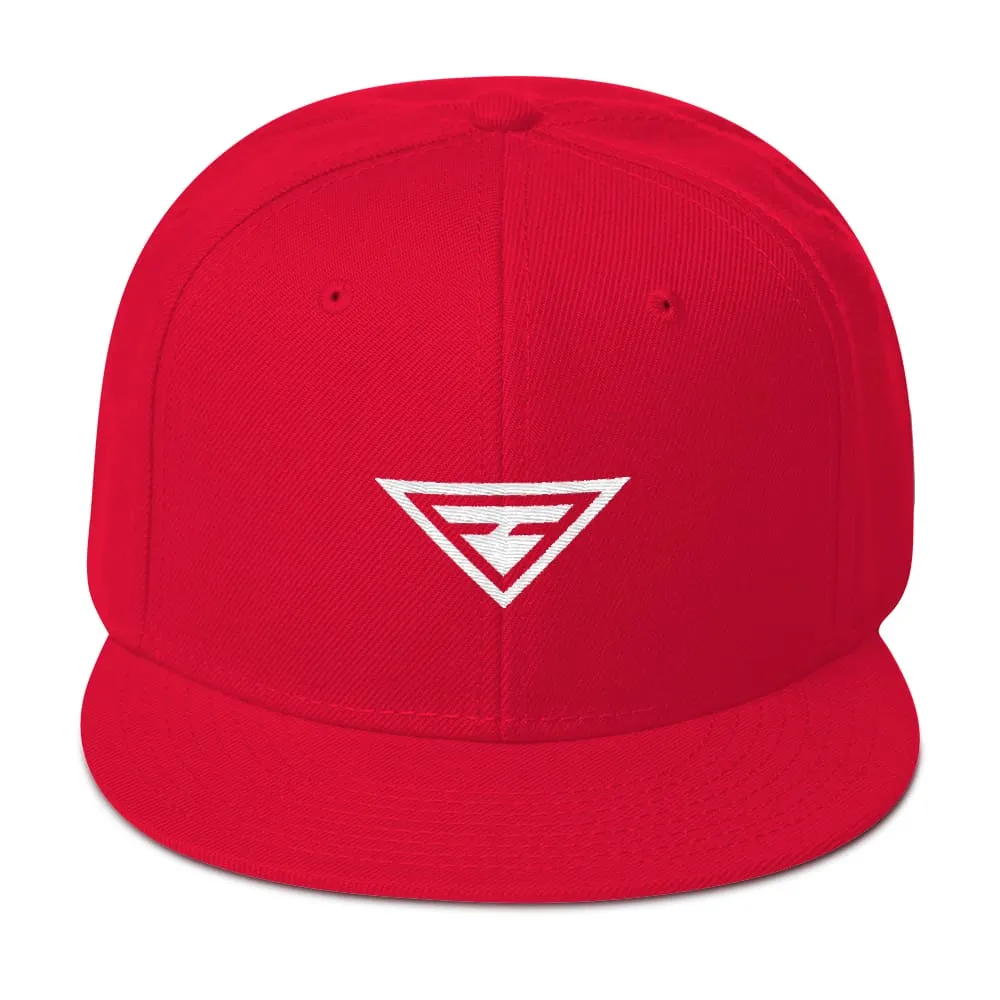 Hero Wool-Blend Flat Brim Snapback Hat