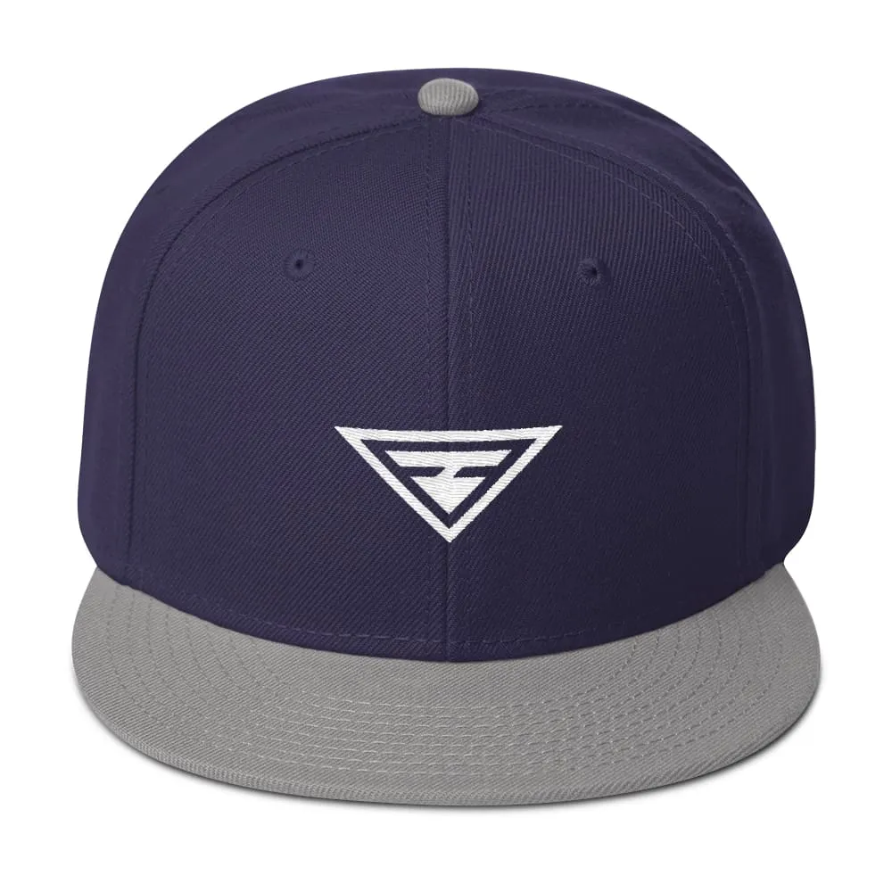 Hero Wool-Blend Flat Brim Snapback Hat
