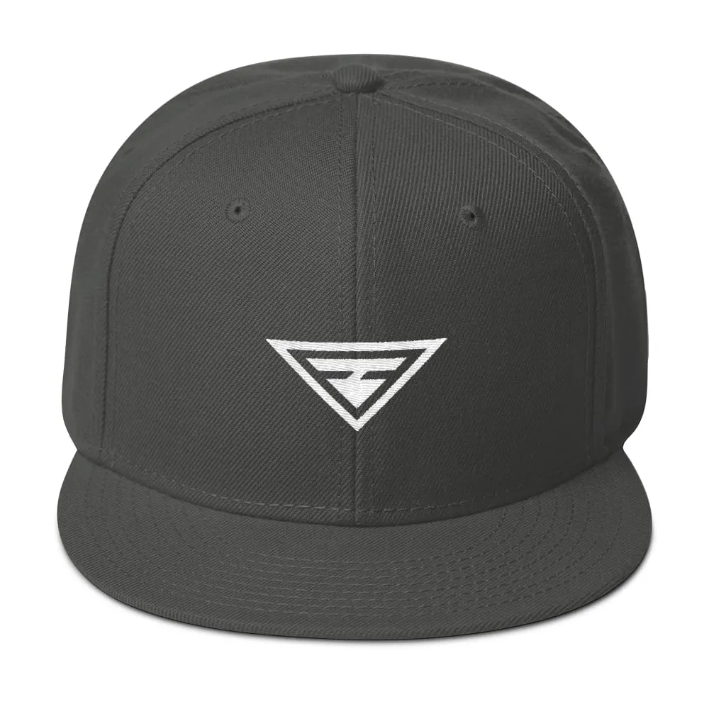 Hero Wool-Blend Flat Brim Snapback Hat