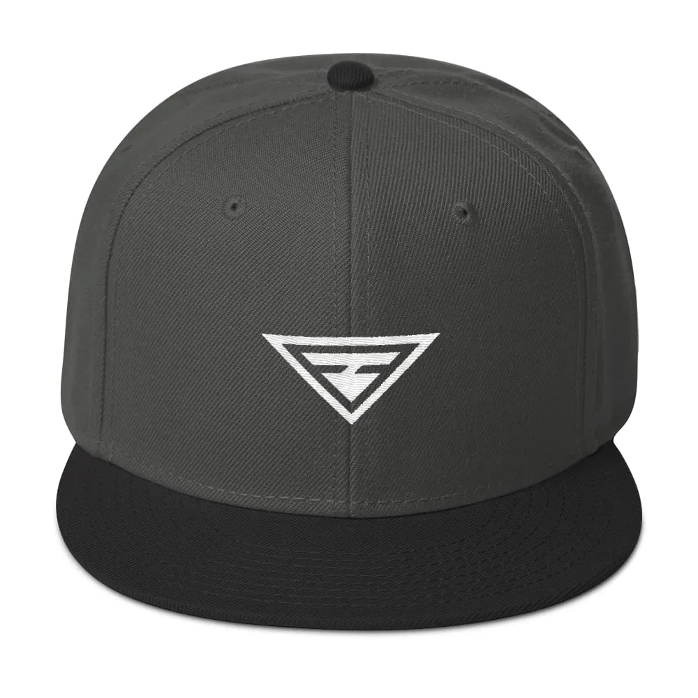 Hero Wool-Blend Flat Brim Snapback Hat