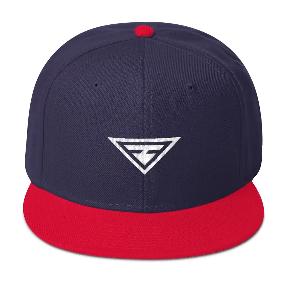 Hero Wool-Blend Flat Brim Snapback Hat