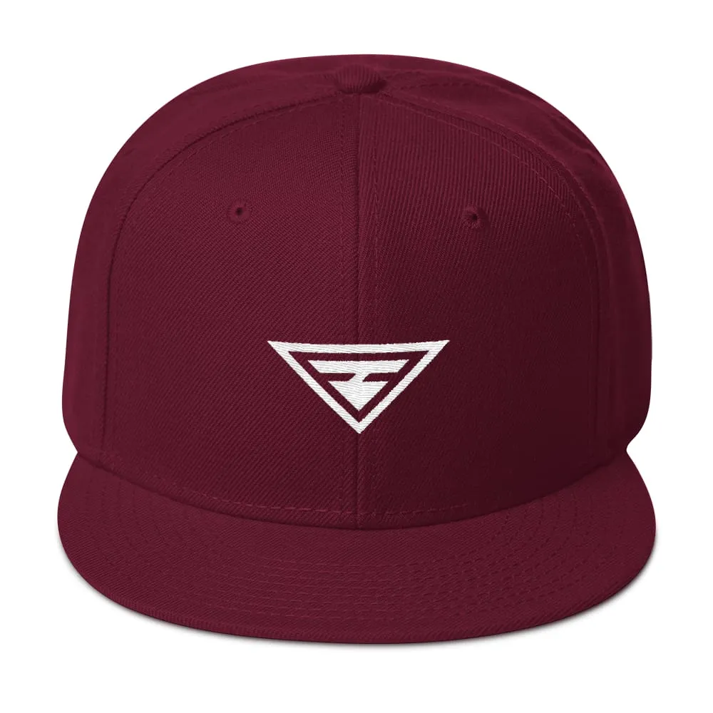 Hero Wool-Blend Flat Brim Snapback Hat