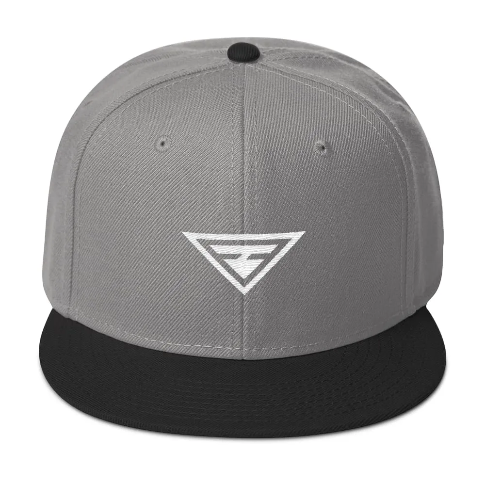 Hero Wool-Blend Flat Brim Snapback Hat
