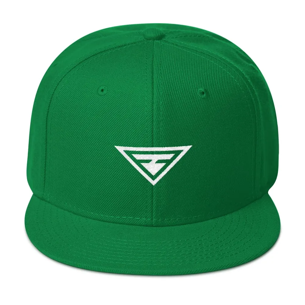 Hero Wool-Blend Flat Brim Snapback Hat