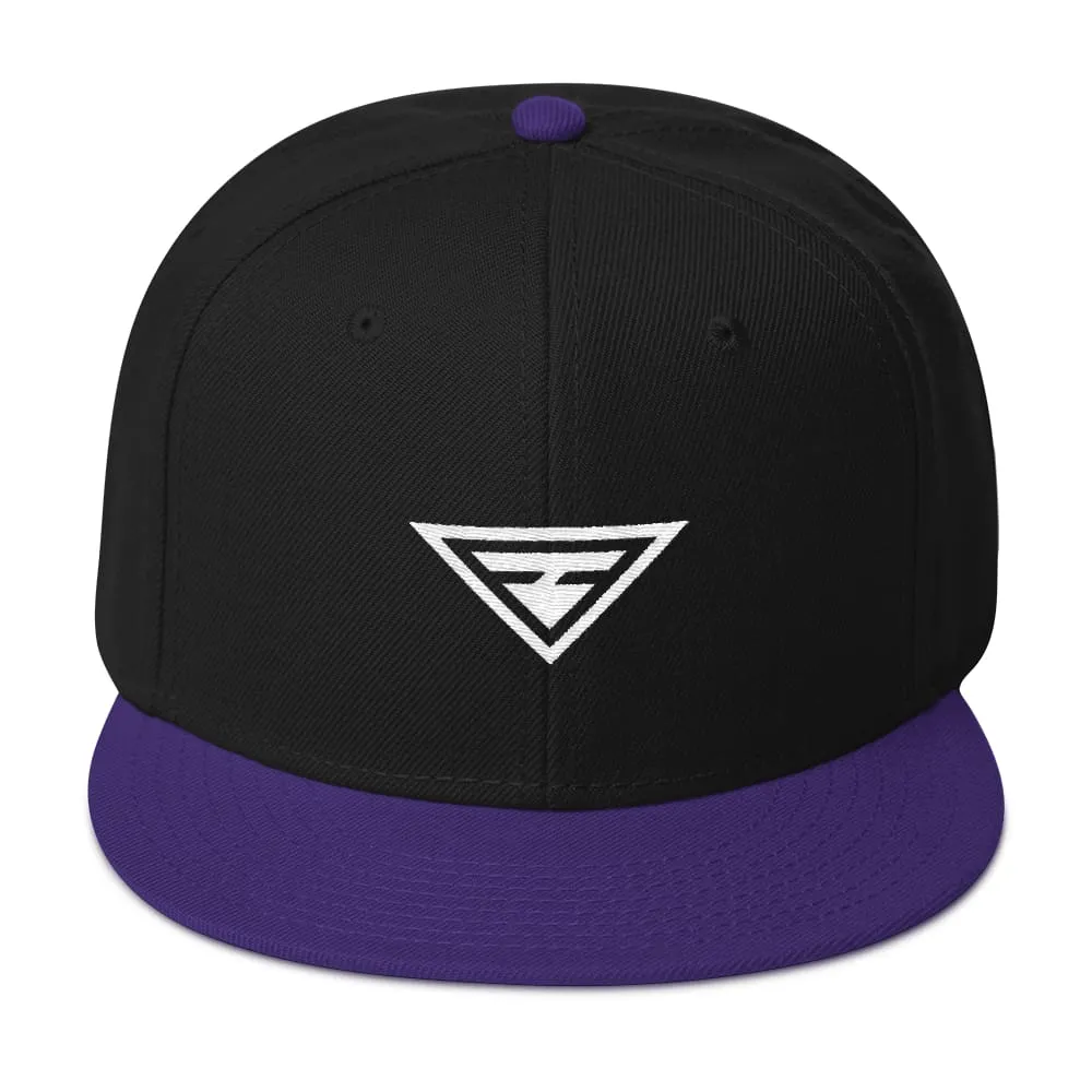 Hero Wool-Blend Flat Brim Snapback Hat
