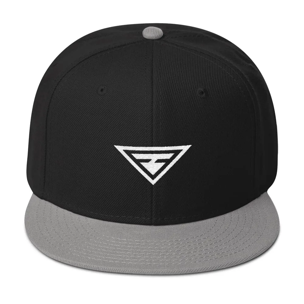 Hero Wool-Blend Flat Brim Snapback Hat
