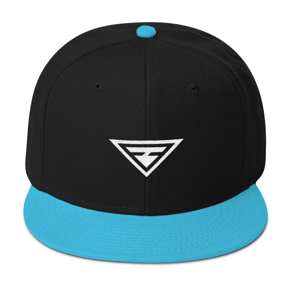 Hero Wool-Blend Flat Brim Snapback Hat