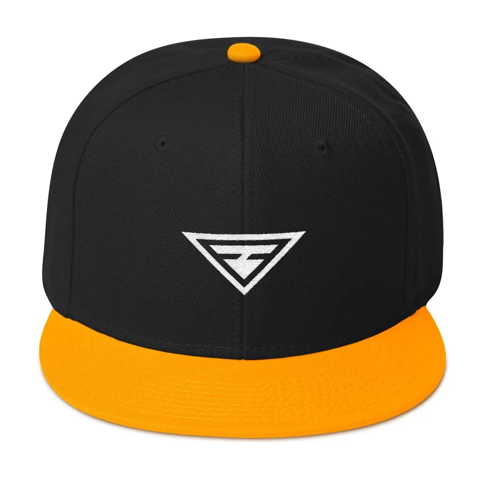 Hero Wool-Blend Flat Brim Snapback Hat