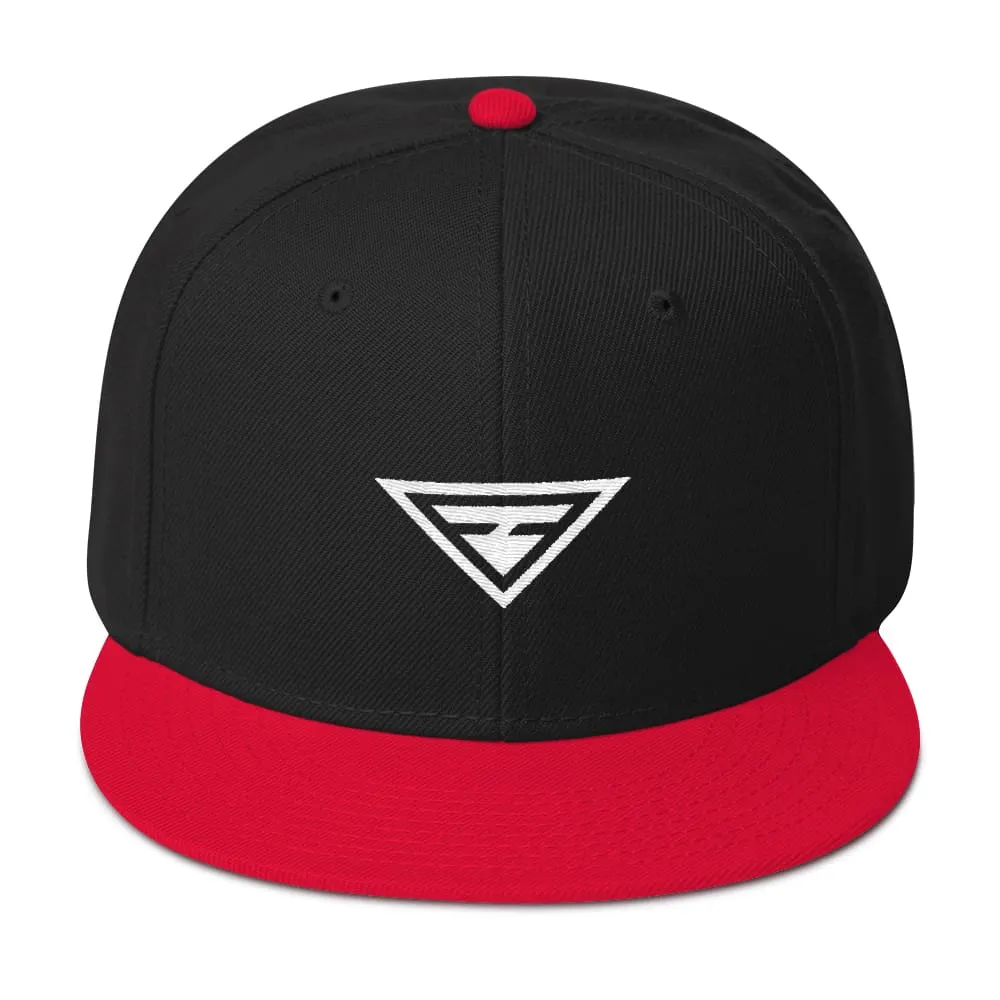 Hero Wool-Blend Flat Brim Snapback Hat