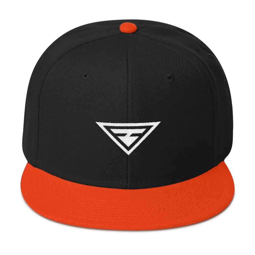 Hero Wool-Blend Flat Brim Snapback Hat