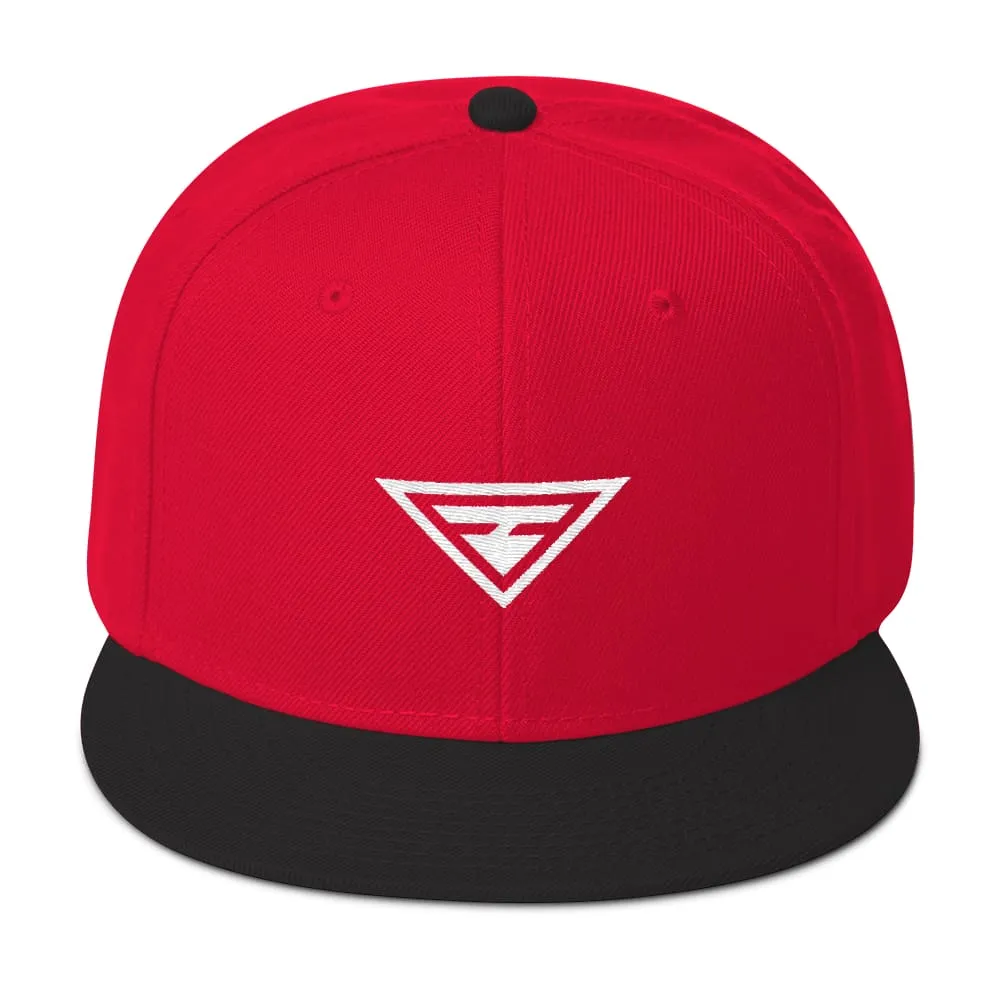 Hero Wool-Blend Flat Brim Snapback Hat