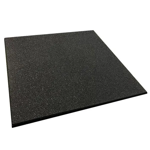 Hit Fitness Rubber Tile Black | 1mx1mx20mm