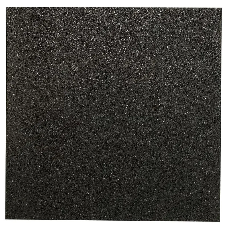 Hit Fitness Rubber Tile Black | 1mx1mx20mm