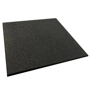 Hit Fitness Rubber Tile Black | 1mx1mx20mm
