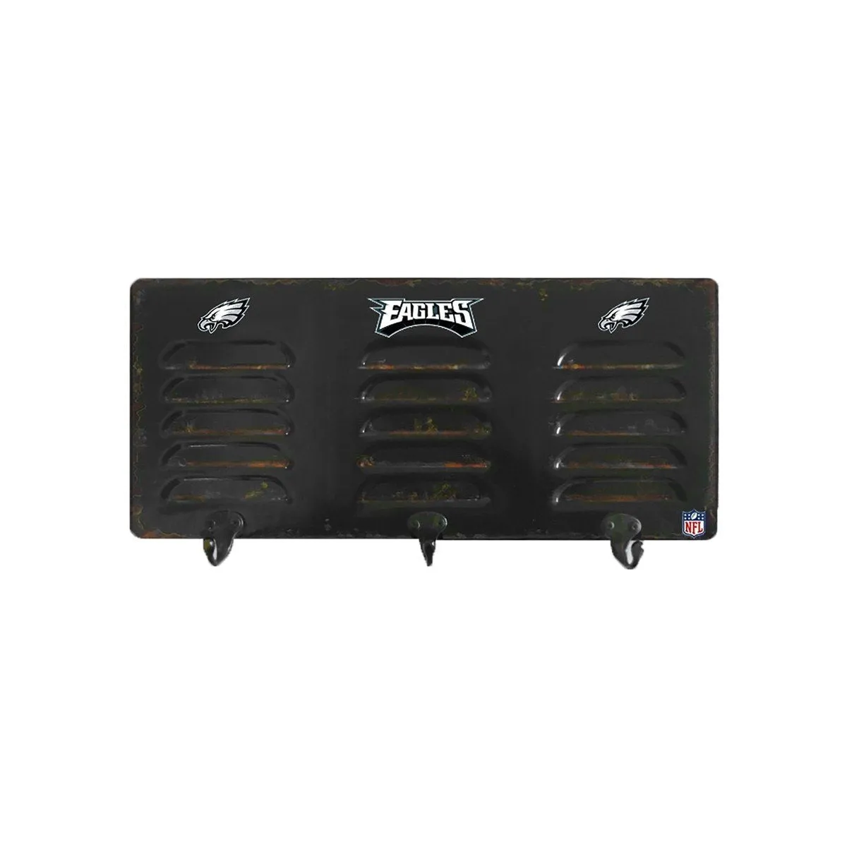 Imperial Philadelphia Eagles 3 Hook Metal Locker Coat Rack