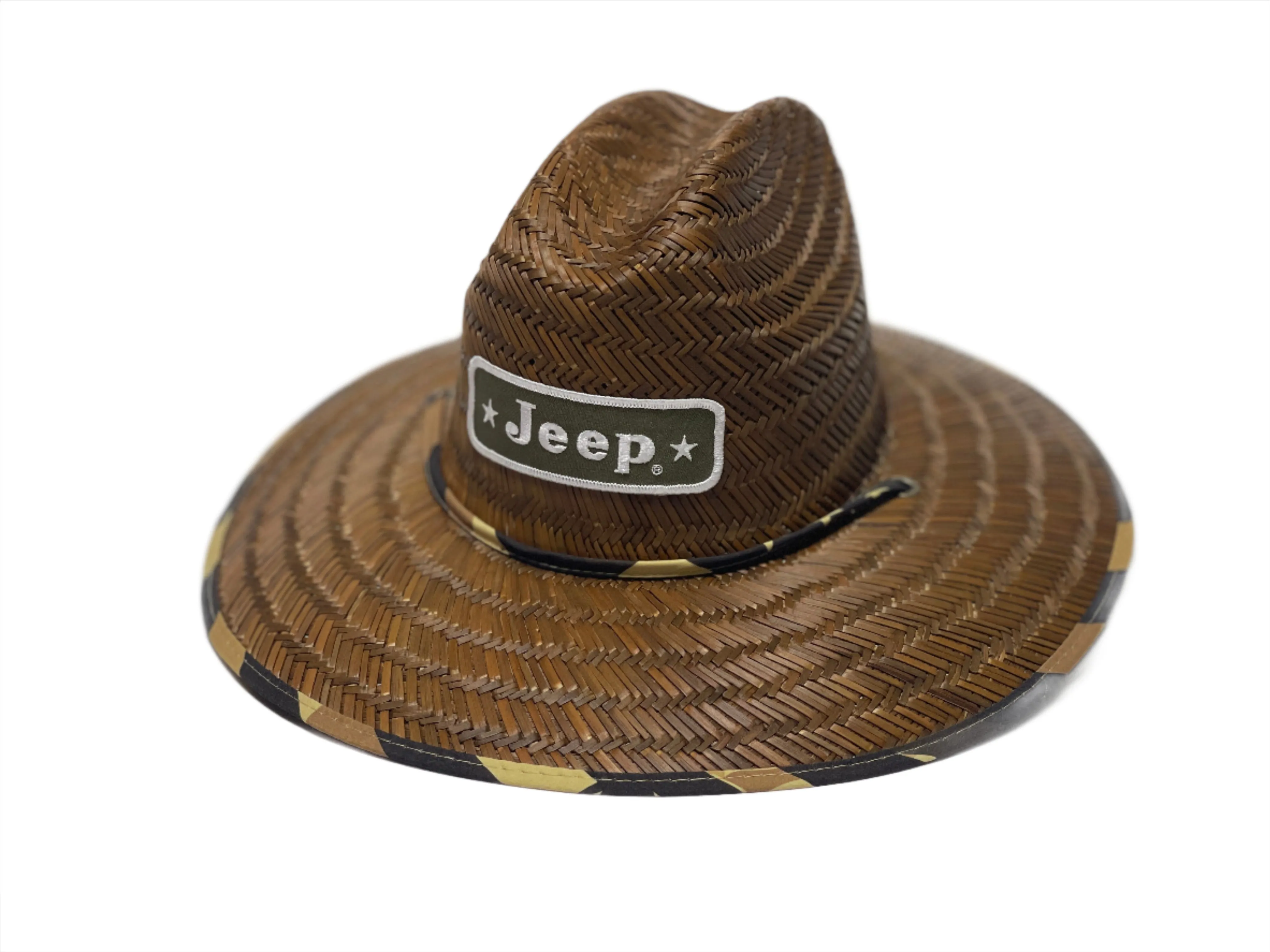 Jeep Stars Logo Straw Lifeguard Hat