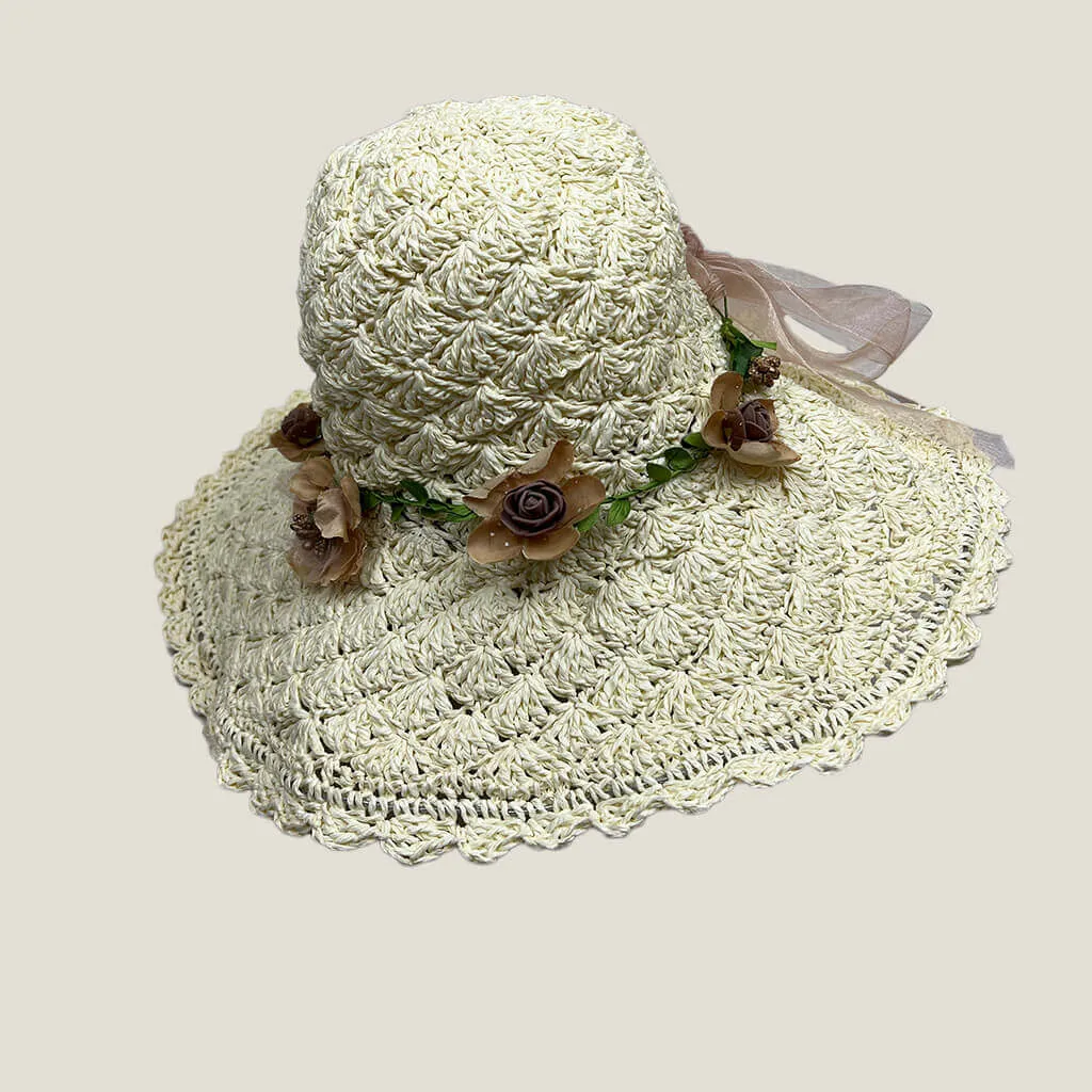 Lala Wide Rim Straw Sun Hat