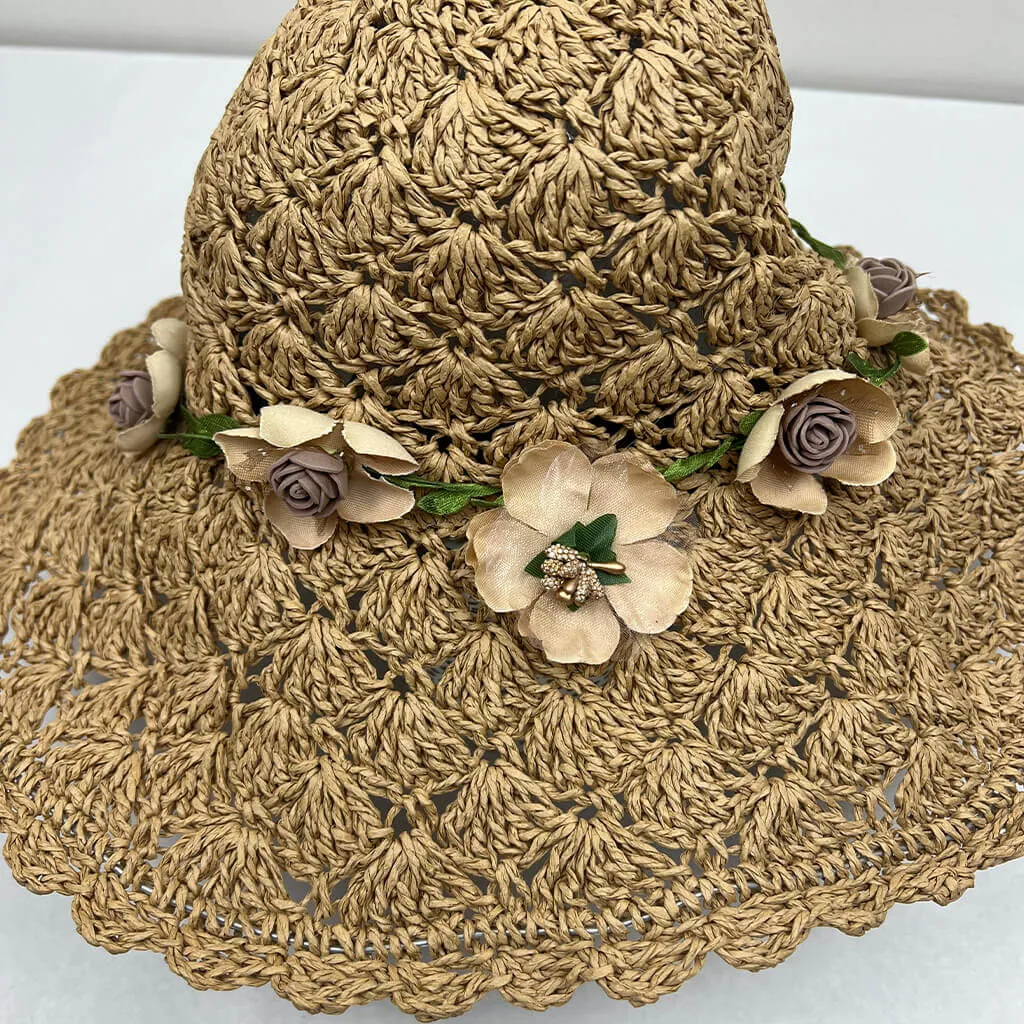 Lala Wide Rim Straw Sun Hat