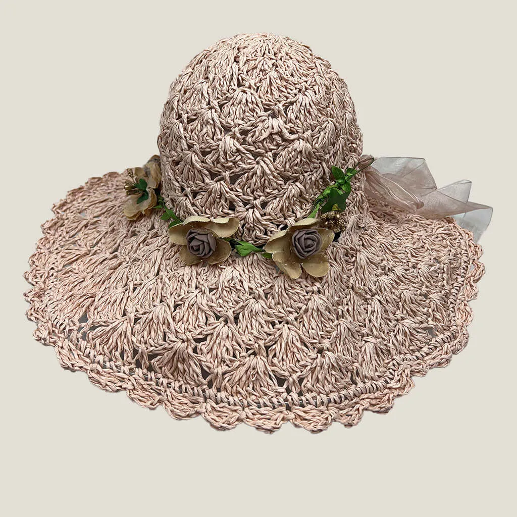 Lala Wide Rim Straw Sun Hat